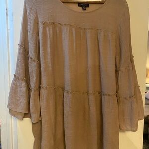 Cocomo Women's Beige Tunic Top